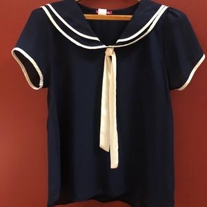 Retro Sailor Blouse